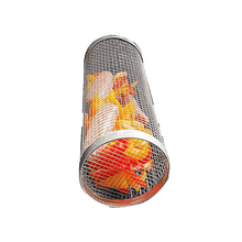 Load image into Gallery viewer, Barbecue stainless steel wire mesh cylinder