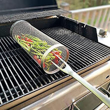 Load image into Gallery viewer, Barbecue stainless steel wire mesh cylinder