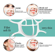 Load image into Gallery viewer, Upgraded Version Silicone 3D Mask Bracket