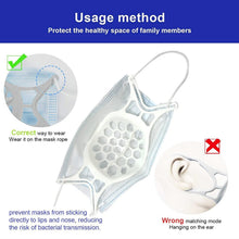 Load image into Gallery viewer, 7th Generation 3D Silicone Face Mask Bracket-Prevent Glasses From Fogging