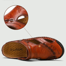 Load image into Gallery viewer, Men's Casual Breathable Handmade Leather Sandals