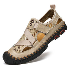 Load image into Gallery viewer, Men's Outdoor Wading Beach Shoes Mesh Non-slip Hole Sandals
