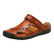 Load image into Gallery viewer, Men's Casual Breathable Handmade Leather Sandals
