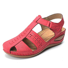 Load image into Gallery viewer, Women's Sandals Round Toe Wedge Sandals
